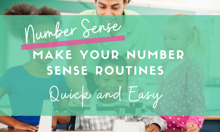 Number sense routines